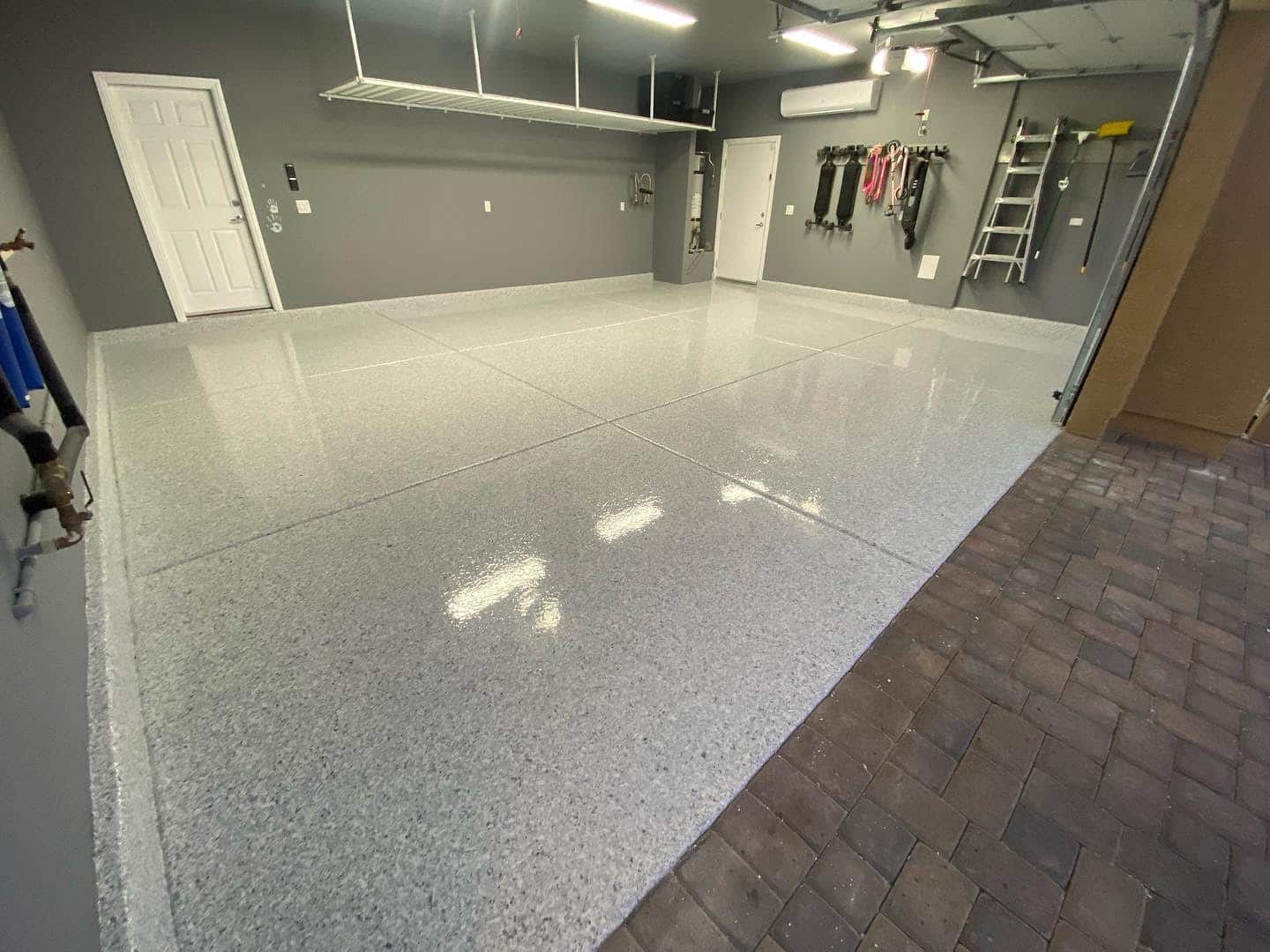 epoxy flake garage floor